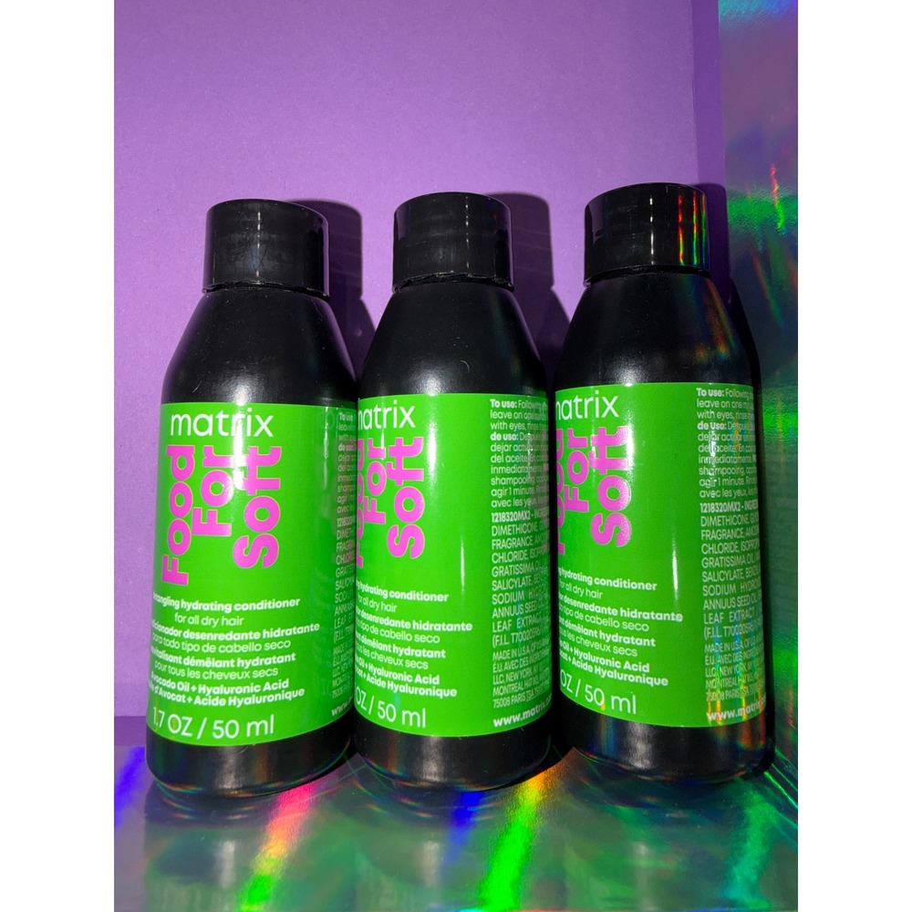 Matrix Food For Soft Detangling Hydrating Conditioner Hyaluronic 3pk travel‎